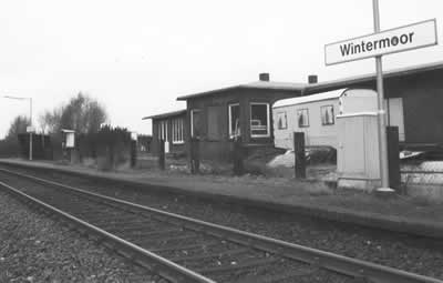 Der Bahnhof Wintermoor heute
