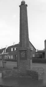 Gedenkenstein in Petten, Holland