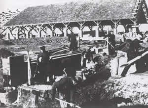 Aufbau des Klinkerwerkes